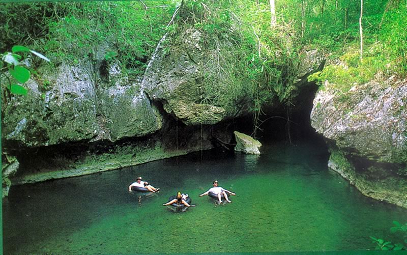 Belize Cave Tubing