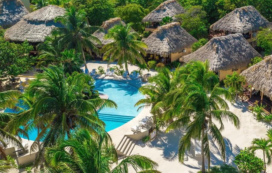 Aerial view of Portofino Resort