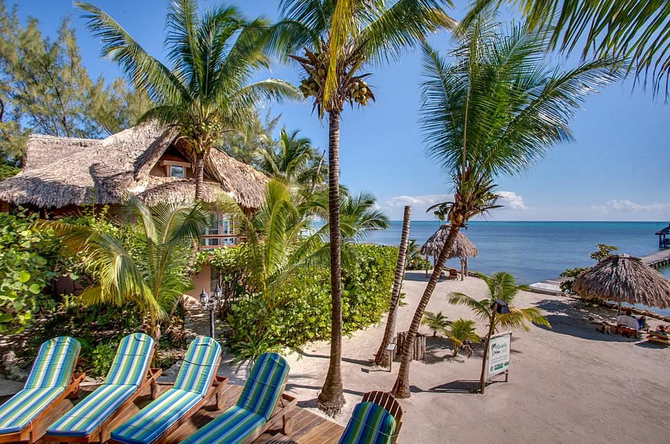 View of Xanadu Island Resort beachfront