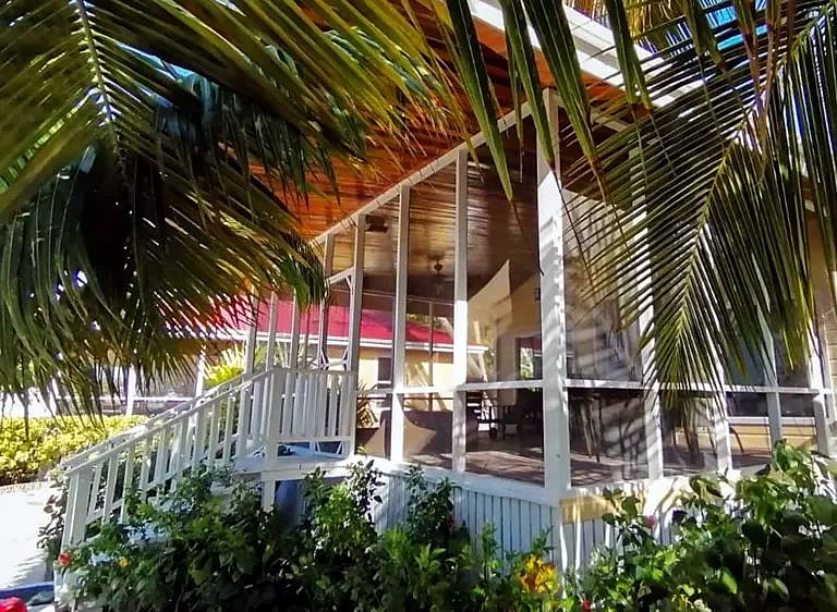 The exterior of Turneffe Resort Honeymoon Villa