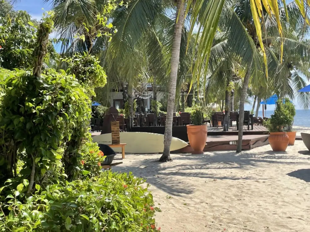 Seaside view of Placemcia Cove from Chabil Mar