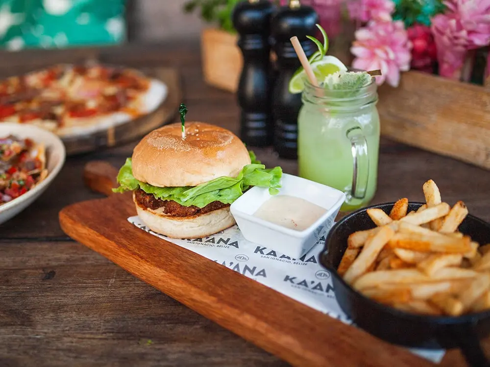 Sample of Kaana's gourmet menu dishes