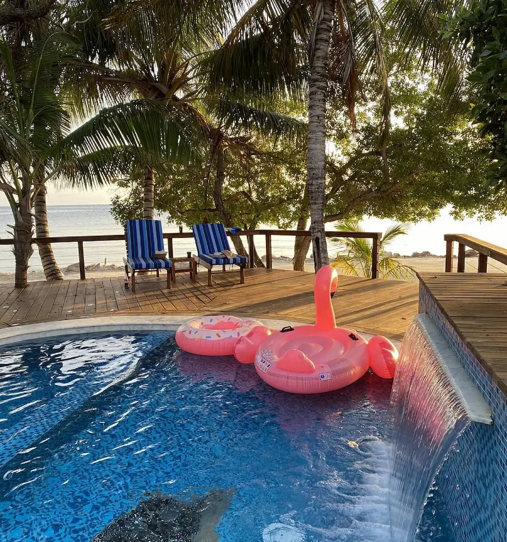 Fresh water swimming pool