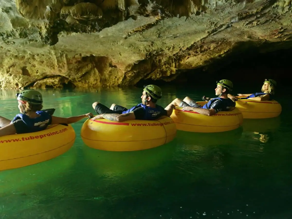 Cave tubing tour from Hamanasi