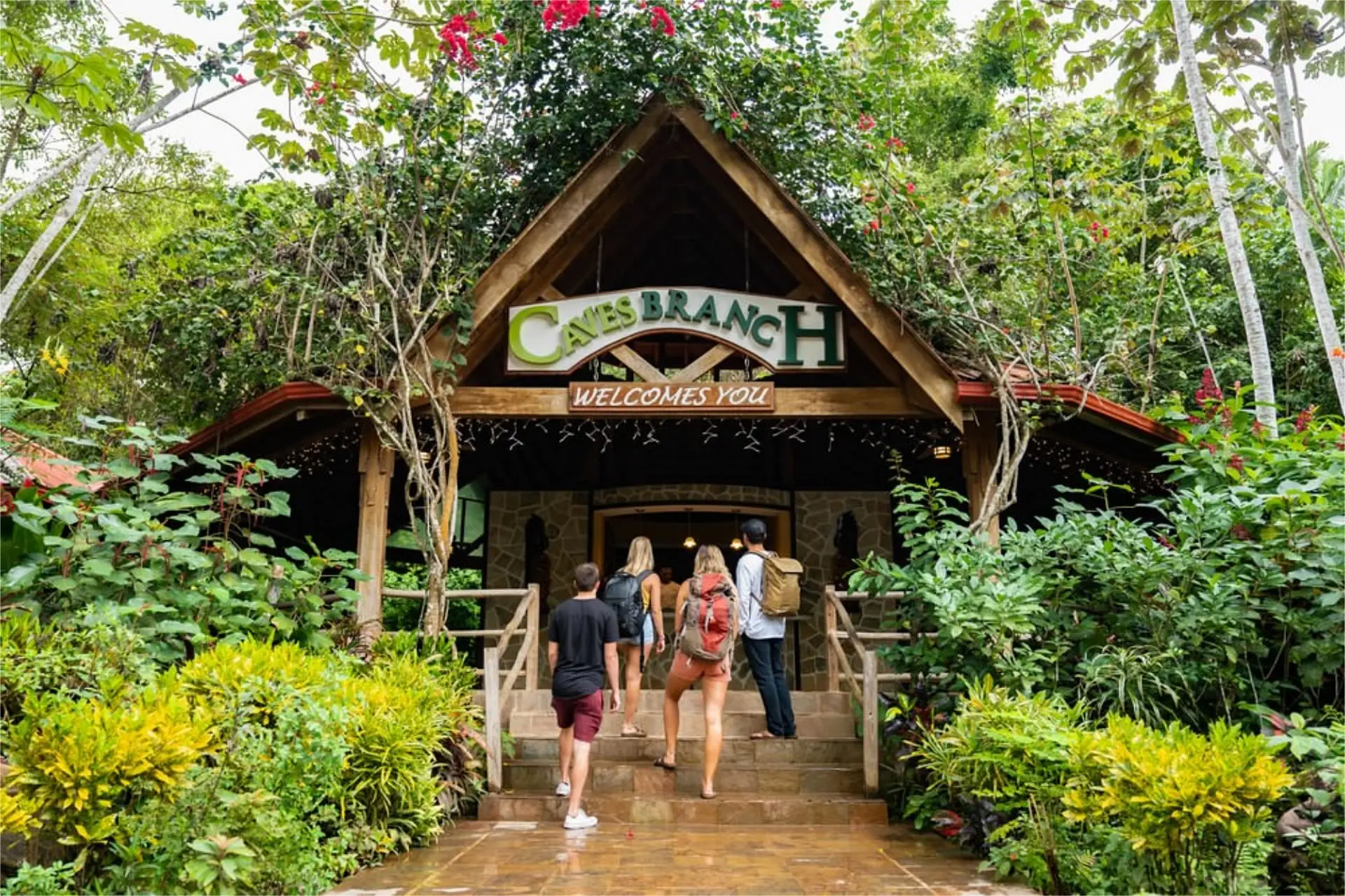 Caves Branch Jungle Lodge entrance