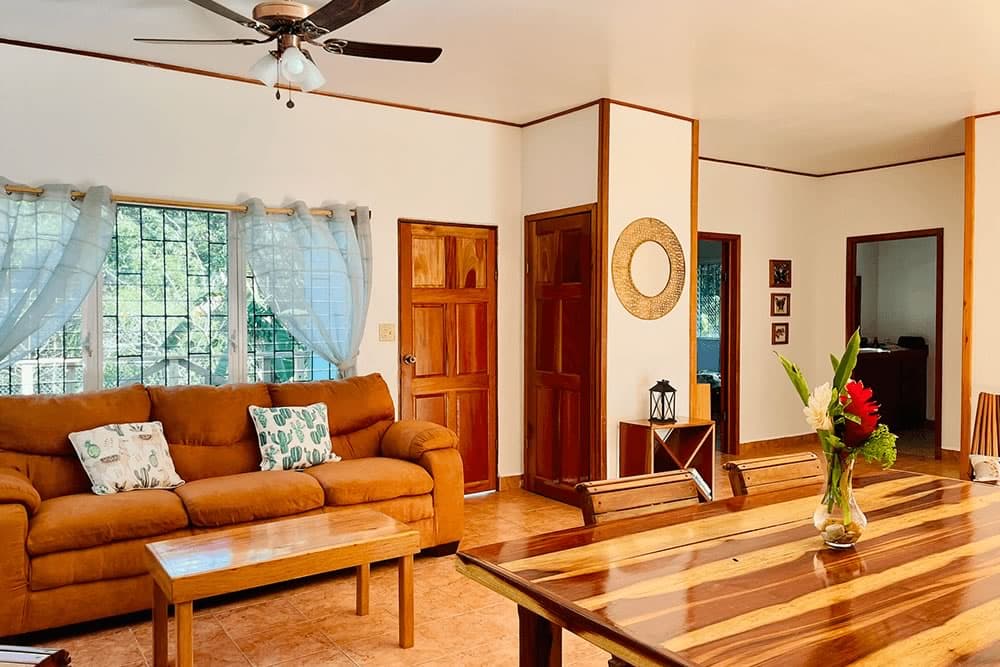 Family Cabana interior at Mariposa Jungle Lodge