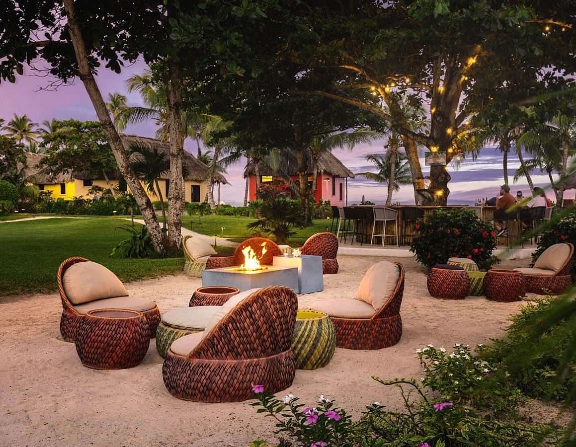 Dining at Mata Chica Beach Resort on Ambergris Caye